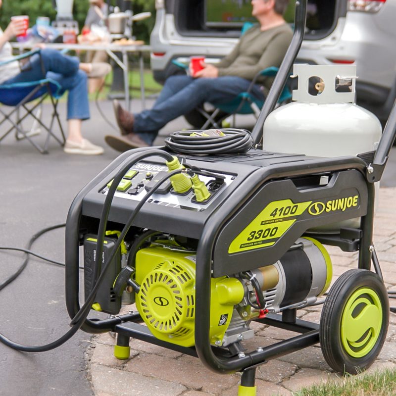 Power Joe SJG4100LP-TV1 Portable Propane Generator | Push-Button Electric + Recoil Start | Power Cooling System | 4100 Starting Watt | 3300 Running Watt | W/ Cover, Extension Cord, Magnetic DipStick, 24V 2.0-Ah Battery and Charger - 图片 18