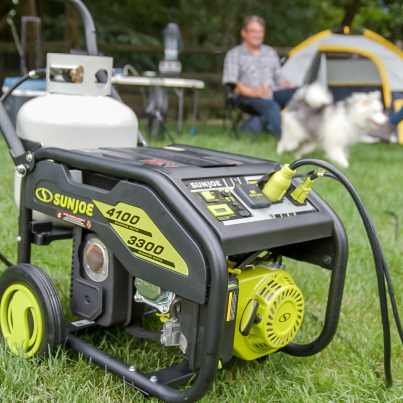 Power Joe SJG4100LP-TV1 Portable Propane Generator | Push-Button Electric + Recoil Start | Power Cooling System | 4100 Starting Watt | 3300 Running Watt | W/ Cover, Extension Cord, Magnetic DipStick, 24V 2.0-Ah Battery and Charger - 图片 19