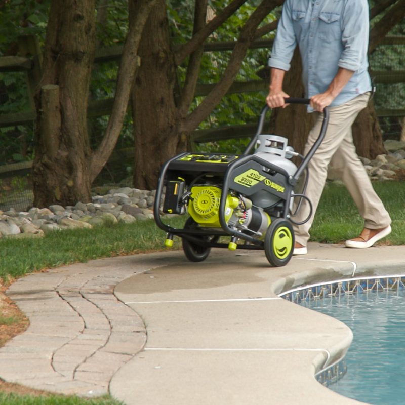 Power Joe SJG4100LP-TV1 Portable Propane Generator | Push-Button Electric + Recoil Start | Power Cooling System | 4100 Starting Watt | 3300 Running Watt | W/ Cover, Extension Cord, Magnetic DipStick, 24V 2.0-Ah Battery and Charger - 图片 21