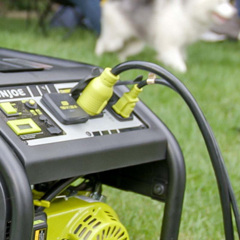 Power Joe SJG4100LP-TV1 Portable Propane Generator | Push-Button Electric + Recoil Start | Power Cooling System | 4100 Starting Watt | 3300 Running Watt | W/ Cover, Extension Cord, Magnetic DipStick, 24V 2.0-Ah Battery and Charger - 图片 25