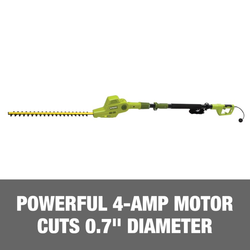 Sun Joe SJH902E Electric Telescoping Pole Hedge Trimmer | Multi-Angle Head | 21-Inch | 4-Amp - 图片 7