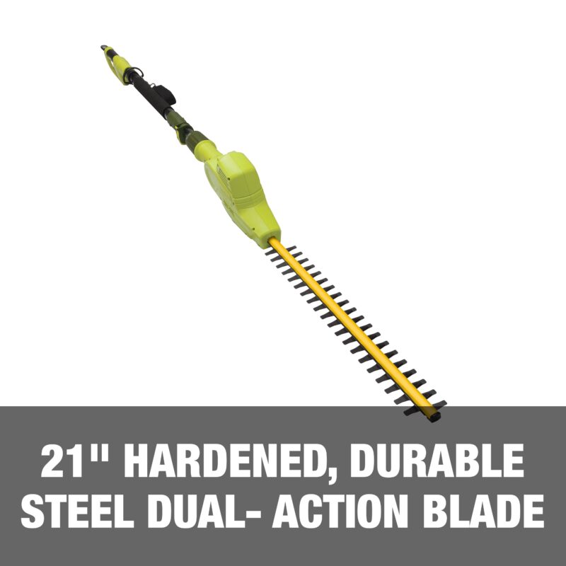 Sun Joe SJH902E Electric Telescoping Pole Hedge Trimmer | Multi-Angle Head | 21-Inch | 4-Amp - 图片 8