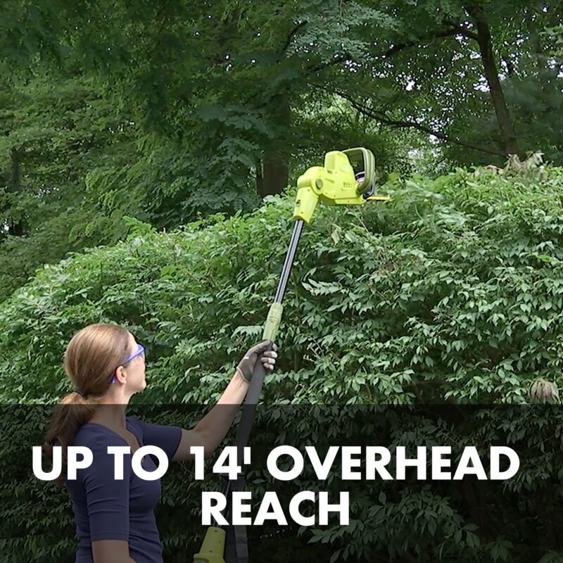 Sun Joe SJH902E Electric Telescoping Pole Hedge Trimmer | Multi-Angle Head | 21-Inch | 4-Amp - 图片 9