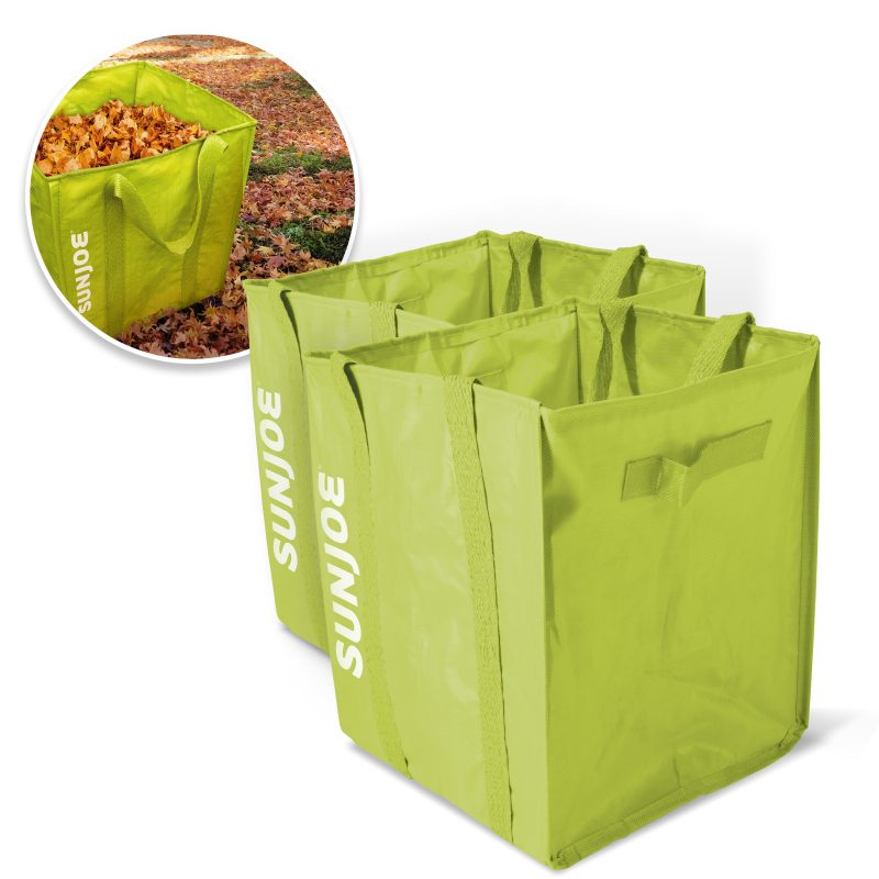 Sun Joe SJLB70HD-2 Jumbo Heavy-Duty All-Purpose Garden Leaf and Debris Bag | 70-Gallon | 2- Pack