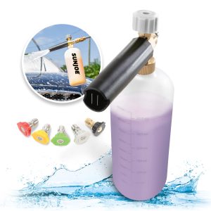 Sun Joe SPX-FC34-MAX Foam Cannon for SPX Series Electric Pressure Washers 34 Oz. | 1/4" Quick Connector | Adjustable Spray Nozzle