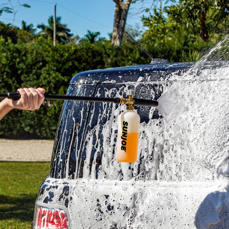 Sun Joe SPX-FC34-MAX Foam Cannon for SPX Series Electric Pressure Washers 34 Oz. | 1/4" Quick Connector | Adjustable Spray Nozzle - 图片 11