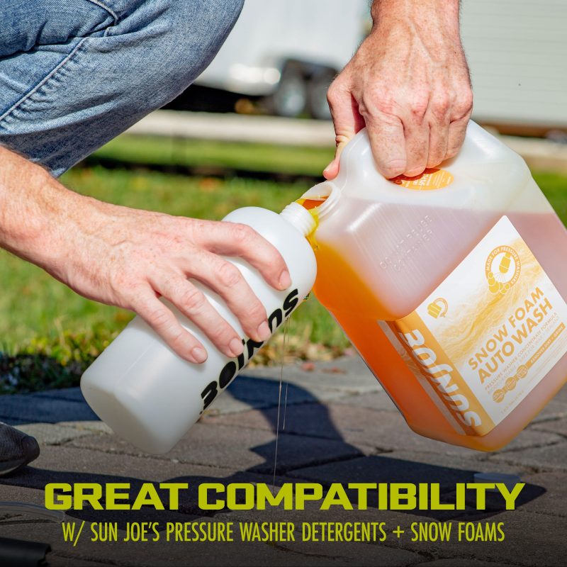 Sun Joe SPX-FC34-MAX Foam Cannon for SPX Series Electric Pressure Washers 34 Oz. | 1/4" Quick Connector | Adjustable Spray Nozzle - 图片 7