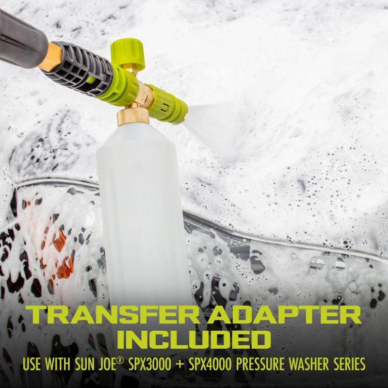 Sun Joe SPX-FC34 Foam Cannon for SPX Series Electric Pressure Washers | 34 Oz. - 图片 6