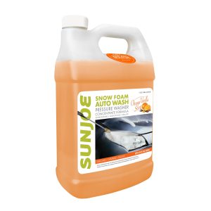 Sun Joe SPX-FCS1G-CRM Premium Snow Foam Car Wash Soap and Cleaner | 1-Gal. | Orange-Vanilla Scent