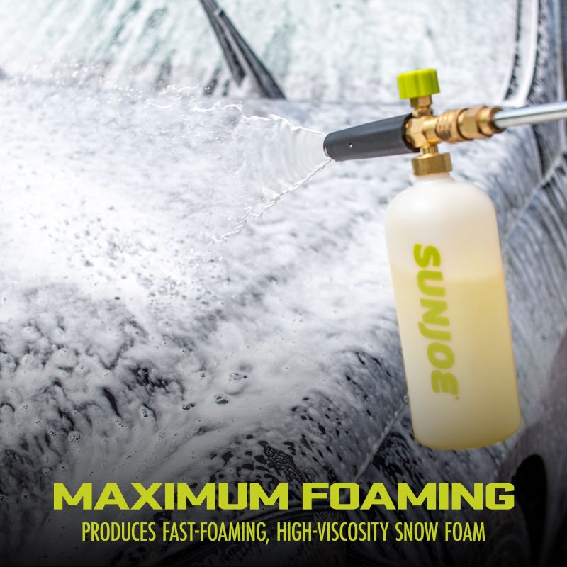 Sun Joe SPX-FCS1G-CRM Premium Snow Foam Car Wash Soap and Cleaner | 1-Gal. | Orange-Vanilla Scent - 图片 3