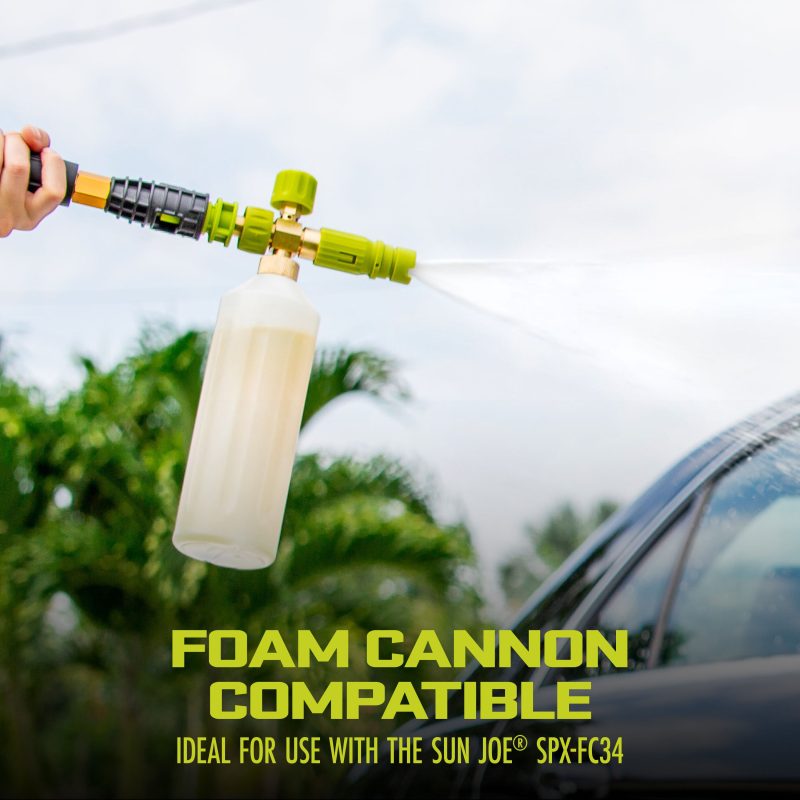 Sun Joe SPX-FCS1G-COC Premium Snow Foam Car Wash Soap and Cleaner | 1-Gal. | Coconut Scent - 图片 4