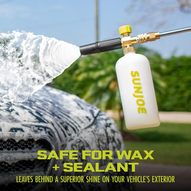 Sun Joe SPX-FCS1G Premium Snow Foam Pressure Washer Rated Car Wash Soap + Cleaner, Pineapple Scent | 1 Gal. - 图片 6