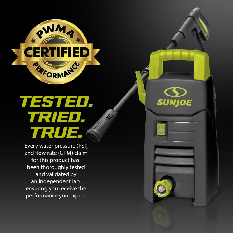 Sun Joe SPX205E-XT Electric Pressure Washer | Adjustable Spray Wand | Easy Carry Handle - 图片 3