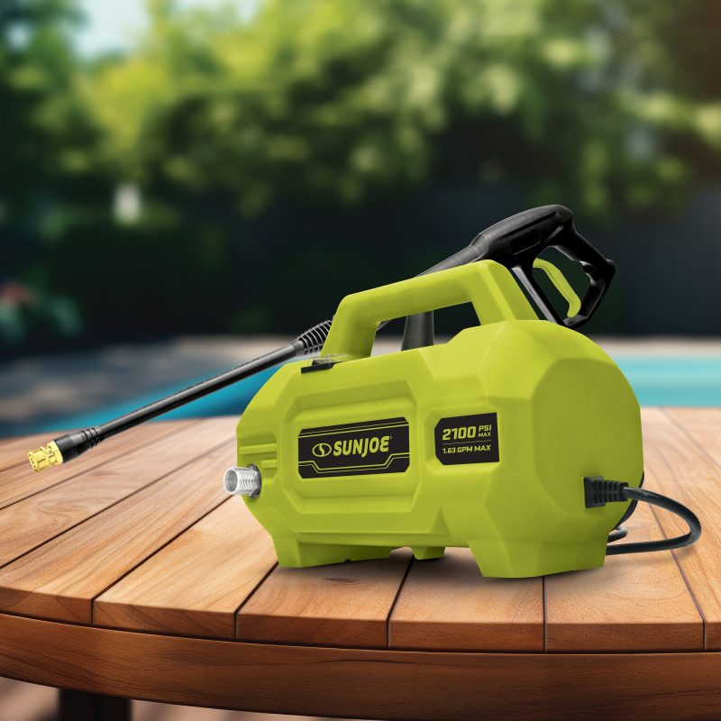 Sun Joe SPX2100HH-SJG Electric Handheld Pressure Washer W/ Foam Cannon and Nozzles | 13-Amp | Easy Carry Handle | Included Accessories - 图片 3