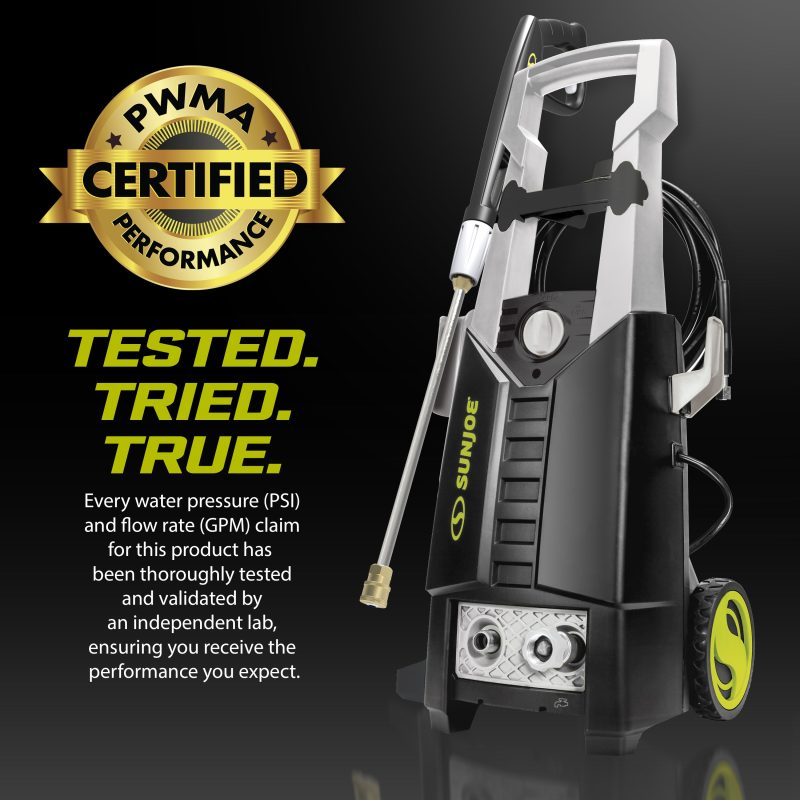 Sun Joe SPX2700-MAX Electric Pressure Washer | 13-Amp | Included Utility Bristle Brush and Rim Brush | Quick Connect + Turbo Nozzles - 图片 3