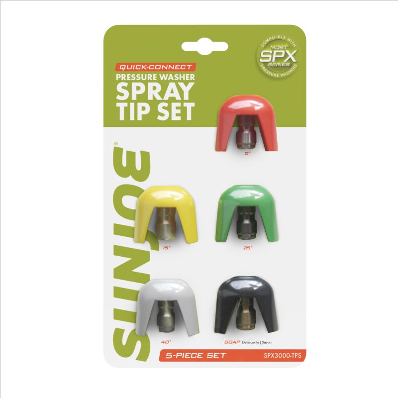 Sun Joe SPX3000-TPS Electric Pressure Washer Quick-Connect Spray Tip Set - 图片 3