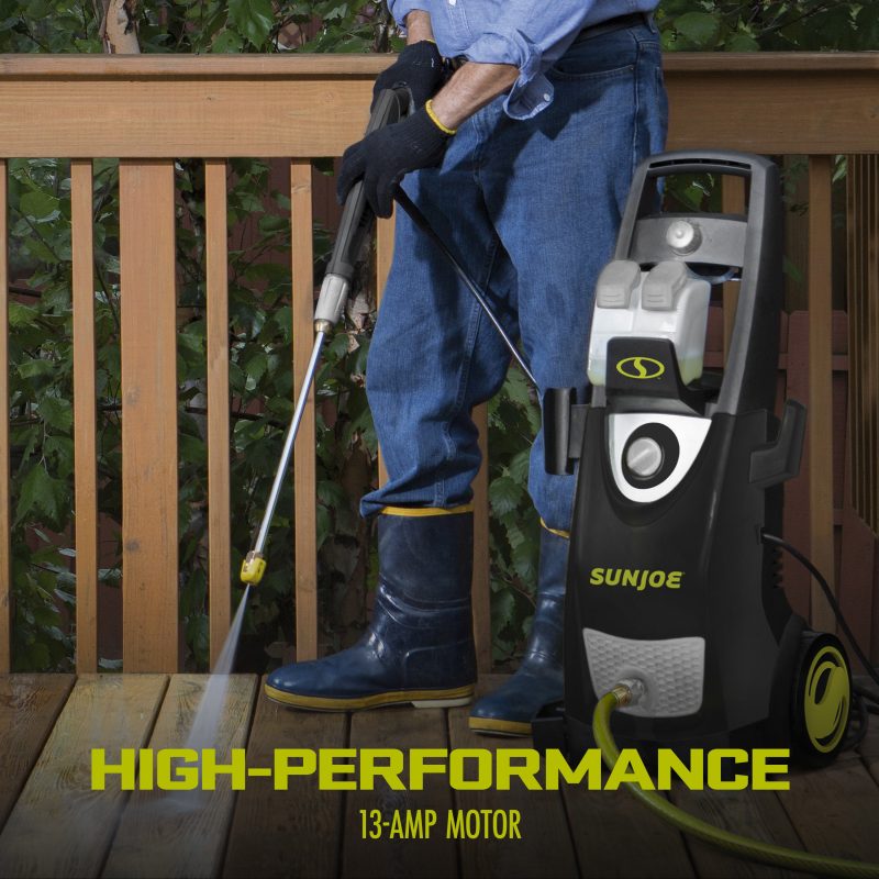 Sun Joe SPX3000® Certified Rated 2030 PSI Electric Pressure Washer | 1.2 GPM Rated Flow | Onboard Detergent Tanks | Clean Patios, Decks, Sidewalks, Cars, Boats, RVs, ATVs - 图片 10