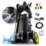 Sun Joe SPX3001 Certified Rated 2030 PSI Electric Pressure Washer | 1.2 Rated GPM | 13-Amp | High Pressure Hose Reel | Extra Large Onboard Detergent Tank