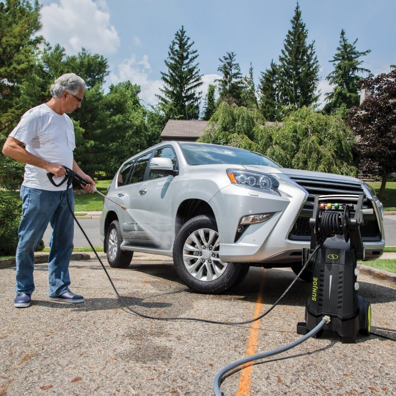 Sun Joe SPX3001 Certified Rated 2030 PSI Electric Pressure Washer | 1.2 Rated GPM | 13-Amp | High Pressure Hose Reel | Extra Large Onboard Detergent Tank - 图片 12