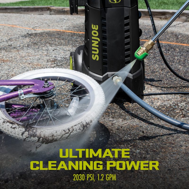 Sun Joe SPX3001 Certified Rated 2030 PSI Electric Pressure Washer | 1.2 Rated GPM | 13-Amp | High Pressure Hose Reel | Extra Large Onboard Detergent Tank - 图片 5