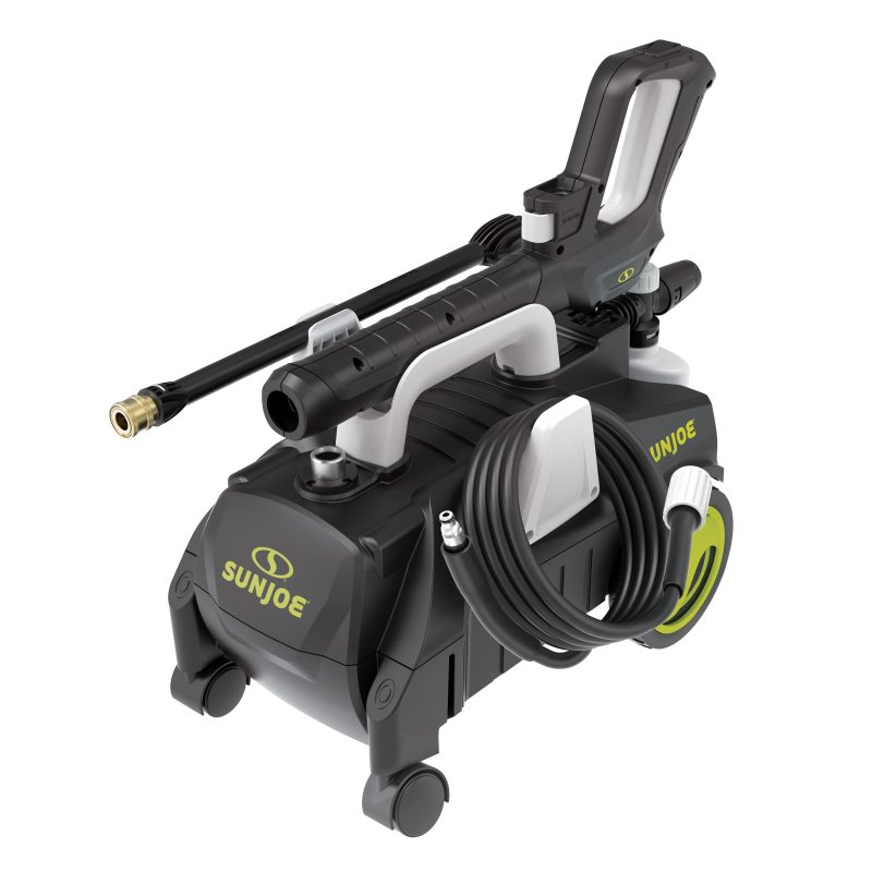 Sun Joe SPX3160P-SJG Electric Pressure Washer W/ Accessories | 11-Amp | Included Brush Set | Ultra Portable | 360º Rotating Wheels - 图片 4
