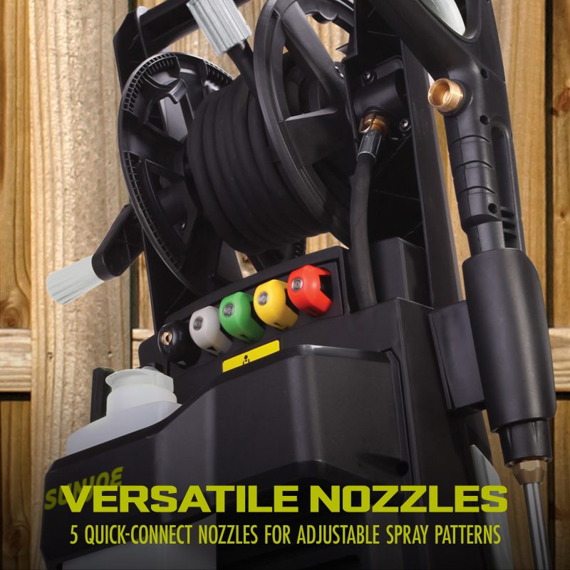 Sun Joe SPX3501 Certified Rated 2000 PSI Electric Pressure Washer | 1.1 GPM | Hose Reel | Brushless Induction - 图片 8