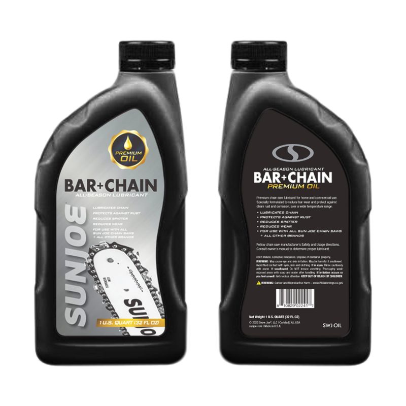 Sun Joe SWJ-OIL Premium Bar, Chain and Sprocket Oil | All Season Chainsaw Chain Lubrication | Universal Chain Saw Chain Oil for Fast Efficient Cutting | 1-Quart - 图片 3