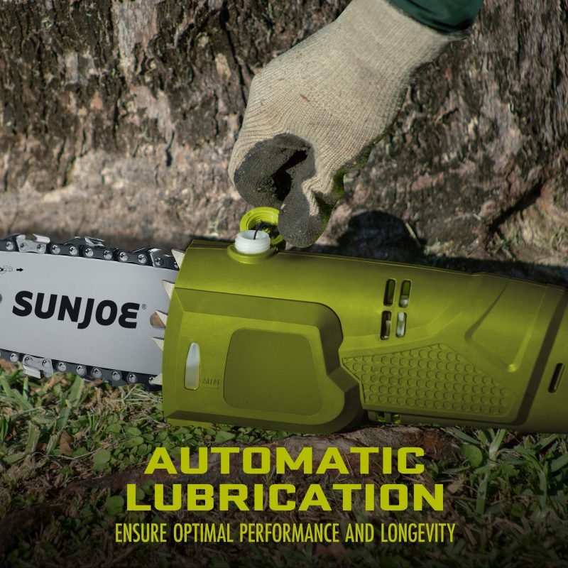 Sun Joe SWJ800E Electric Telescoping Pole Chain Saw | 8-inch | 6.5-Amp | 7.5-inch Cutting Thickness Max - 图片 6