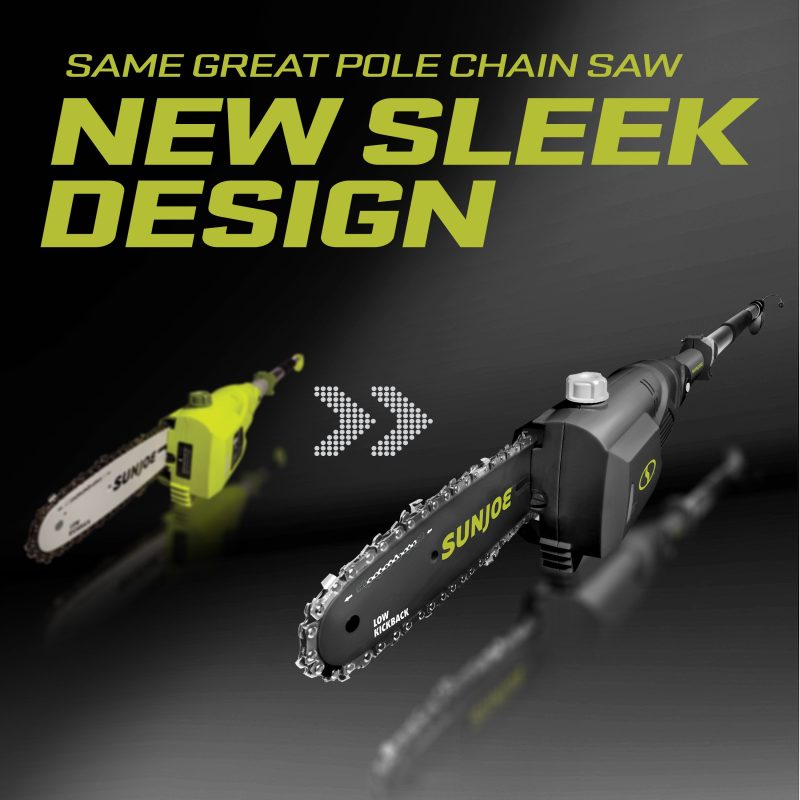 Sun Joe SWJ802E Electric Multi-Angle Pole Chain Saw | 8 inch | 6.5 Amp (Green) - 图片 3