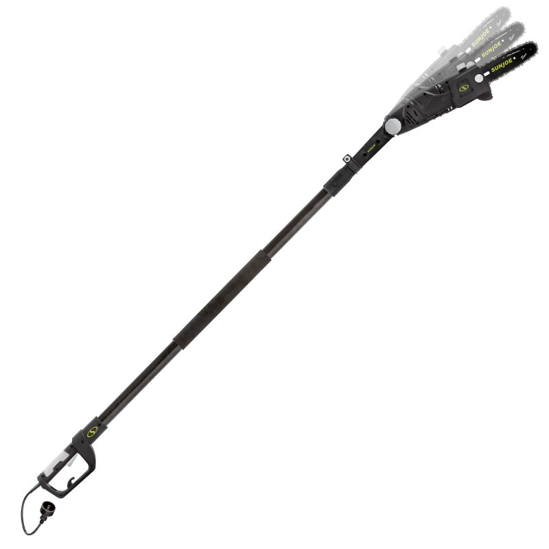 Sun Joe SWJ802E Electric Multi-Angle Pole Chain Saw | 8 inch | 6.5 Amp (Green) - 图片 9