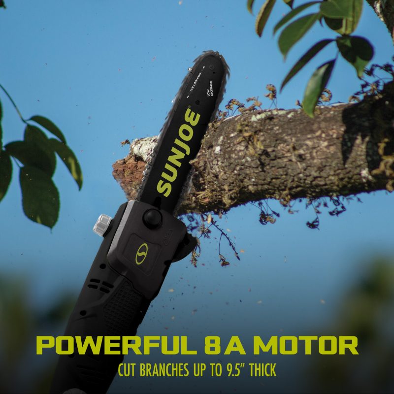 Sun Joe SWJ803E Electric Multi-Angle Pole Chain Saw | 10-Inch | 8.0-Amp - 图片 4