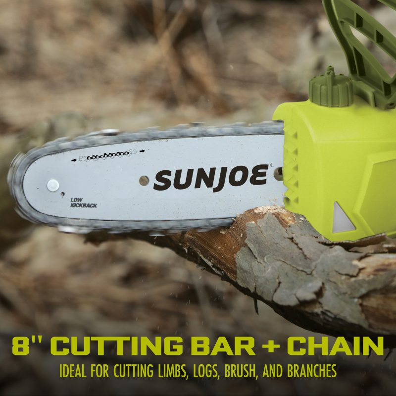 Sun Joe SWJ805E Electric Convertible Pole Chain Saw | 8-inch | 6-Amp | 7.5-inch Cutting Thickness Max - 图片 4