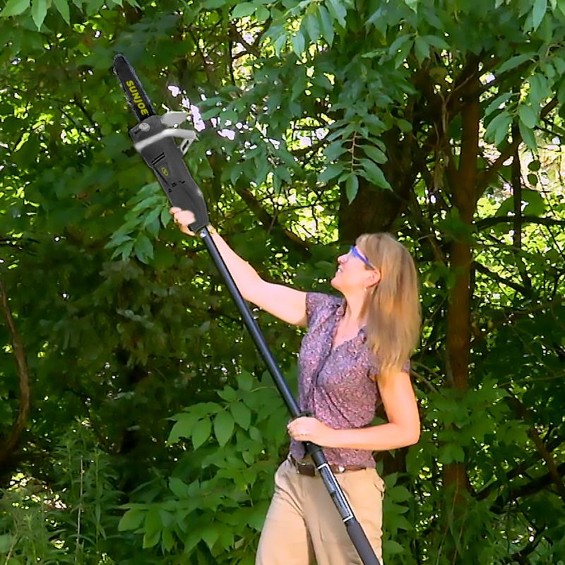 Sun Joe SWJ807E 2-in-1 Electric Convertible Pole Chainsaw | 10-inch | 8-Amp - 图片 7