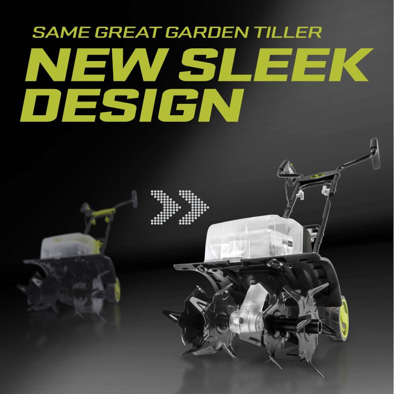 Sun Joe 24V-X2-TLR14 48-Volt* IONMAX Cordless Garden Tiller/Cultivator Kit | W/ 2 x 2.0-Ah Batteries + Dual Port Charger - 图片 3