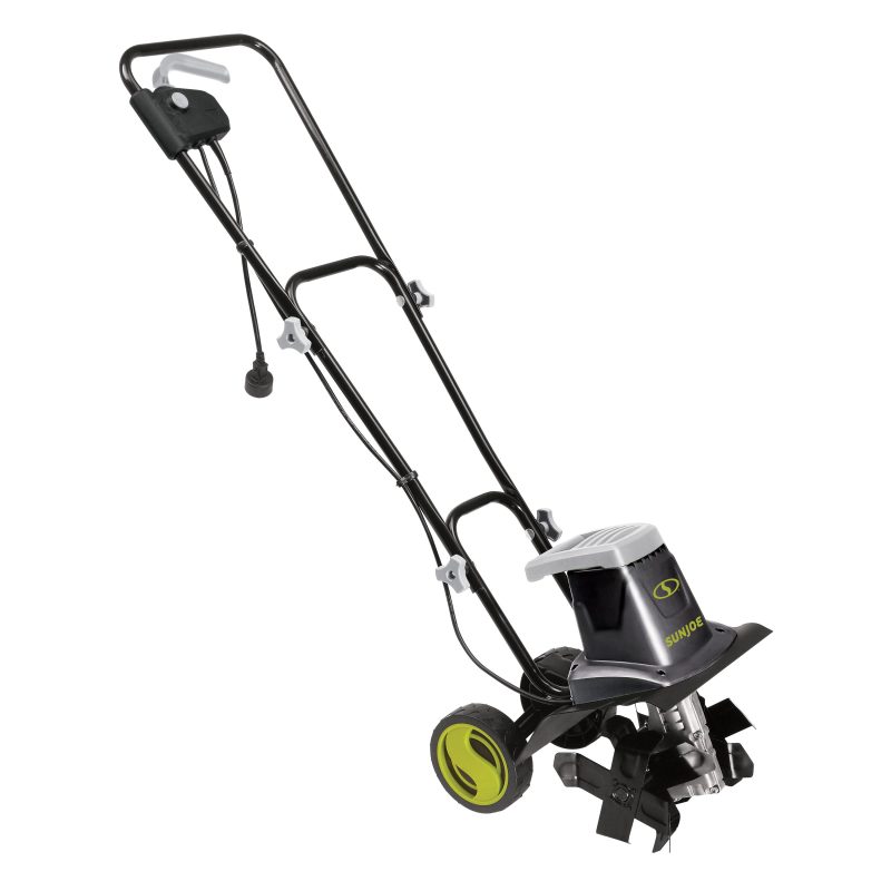 Sun Joe TJ602E Electric Garden Tiller + Cultivator | 12-inch | 8-Amp | 3-Position Height Adjustment - 图片 9