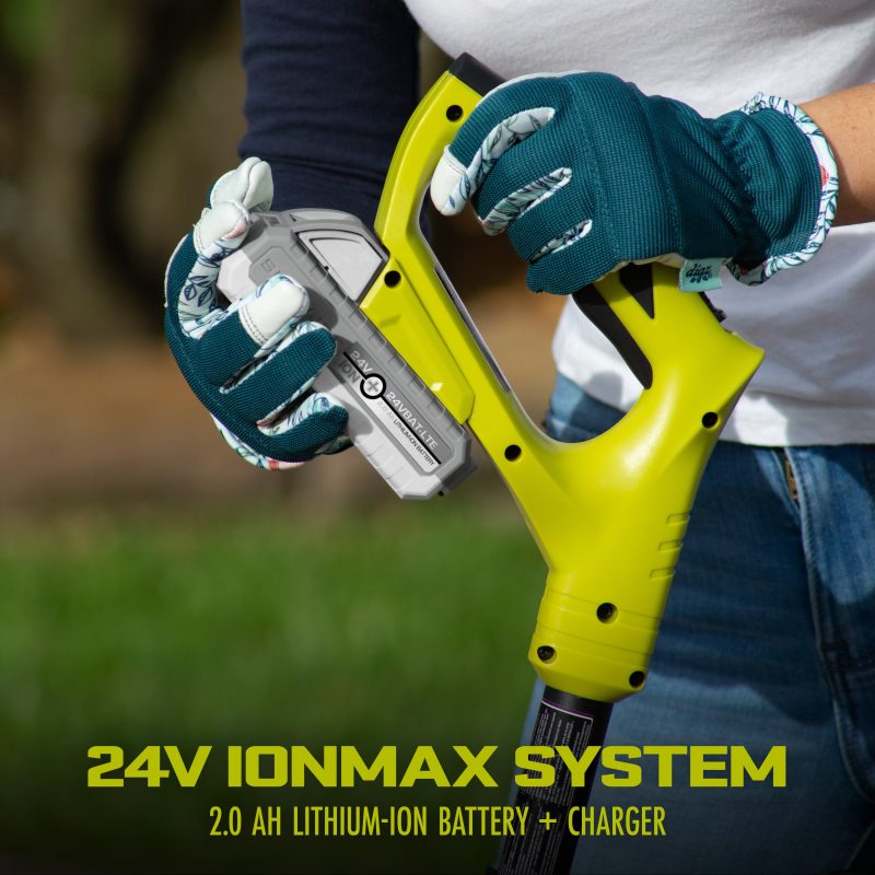 Sun Joe TJW24C 24-Volt* Cordless Telescoping Weeder + Cultivator Kit | W/ 2.0-Ah Battery + Charger - 图片 7