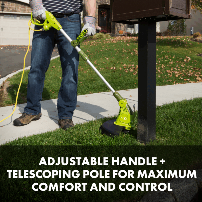 Sun Joe TRJ13STE Electric Grass Trimmer + Edger | 13-inch | 4-Amp | Telescoping Pole - 图片 4