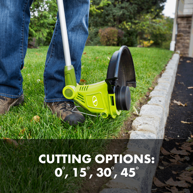 Sun Joe TRJ13STE Electric Grass Trimmer + Edger | 13-inch | 4-Amp | Telescoping Pole - 图片 6