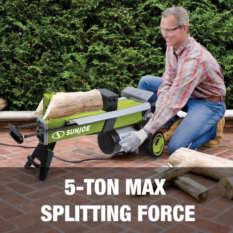 Sun Joe LJ602E Electric Log Splitter | 5-Ton | 15 Amp | Hydraulic Ram - 图片 6