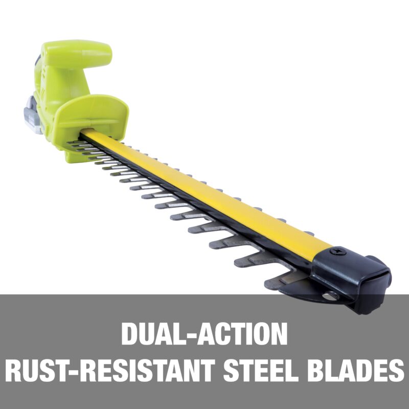 Sun Joe 24V-HT18-CT 24-Volt IONMAX Cordless Handheld Hedge Trimmer | 5/8" | Tool Only - 图片 6