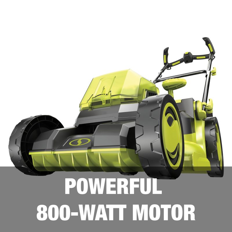 Sun Joe 24V-X2-16LM-CT 48-Volt IONMAX Cordless Brushless Lawn Mower | W/ 12-Gallon Collection Bag | 16-Inch | Comfort Grip | One Touch 6-Position Height Adjustment | Tool Only - 图片 4