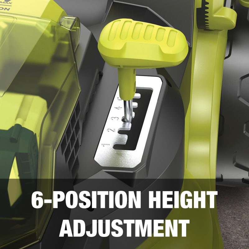 Sun Joe 24V-X2-16LM-CT 48-Volt IONMAX Cordless Brushless Lawn Mower | W/ 12-Gallon Collection Bag | 16-Inch | Comfort Grip | One Touch 6-Position Height Adjustment | Tool Only - 图片 7