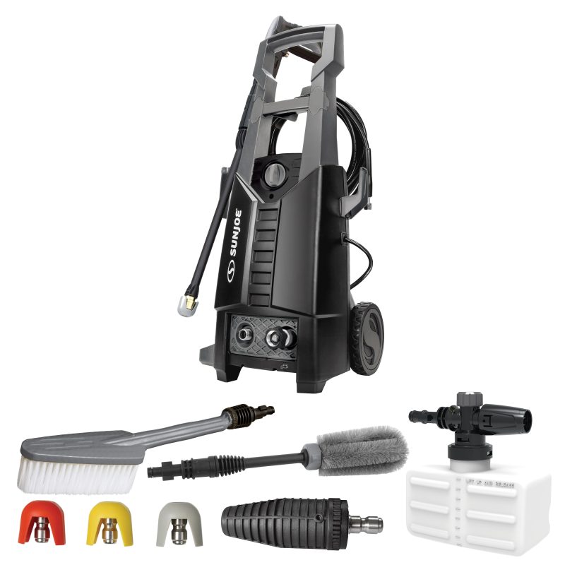 Sun Joe SPX2990-BLK Electric Pressure Washer W/ Accessories | 13-Amp | Included Utility Brush and Wheel/Rim Brush | Quick Connect Nozzles - 图片 2