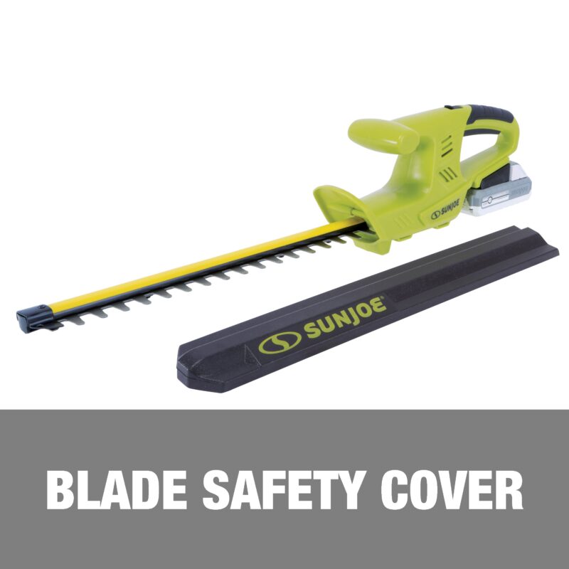 Sun Joe 24V-HT18-CT 24-Volt IONMAX Cordless Handheld Hedge Trimmer | 5/8" | Tool Only - 图片 8