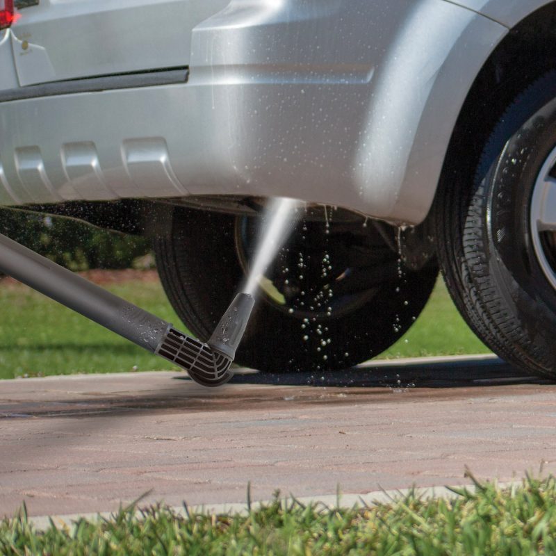 Sun Joe Auto Cleaning System for Most Pressure Washers | W/ 180° Rotating Brush, Feather Bristle Brush, Wheel/Rim Detailing Brush, Undercarriage Turbo Nozzle, Microfiber Cleaning Cloths & Universal Adapters for Most Brands up to 3500-PSI - 图片 10