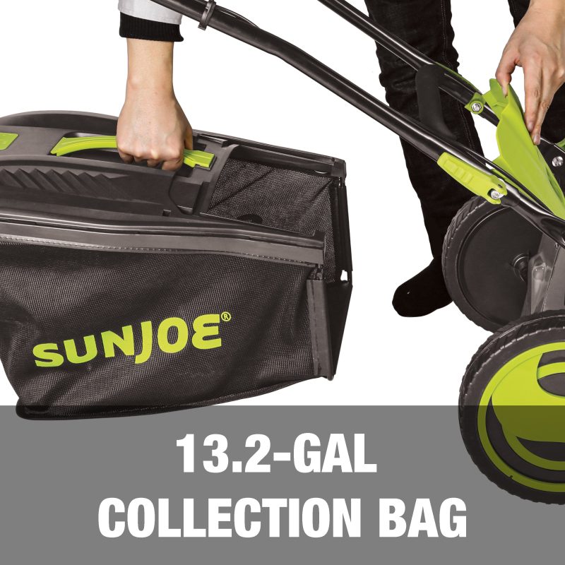 Sun Joe 24V-X2-21LMSP 48-Volt* IONMAX Cordless Self-Propelled Lawn Mower | 20-inch | 7-Position | Collection Bag | Mulching Plug | W/ 2 x 4.0-Ah Batteries + Charger - 图片 8